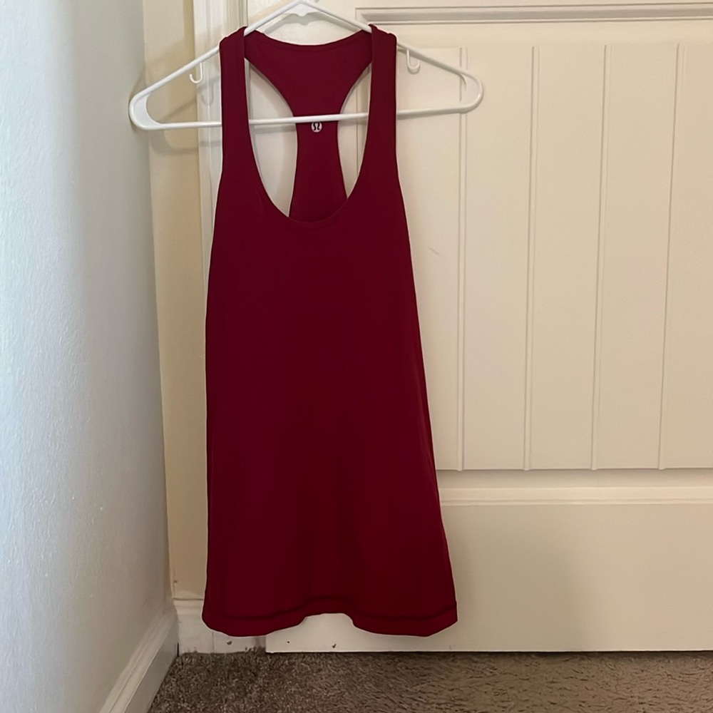 Lululemon hot pink workout tank top